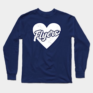 Vintage Flyers School Spirit // High School Football Mascot // Go Flyers Long Sleeve T-Shirt